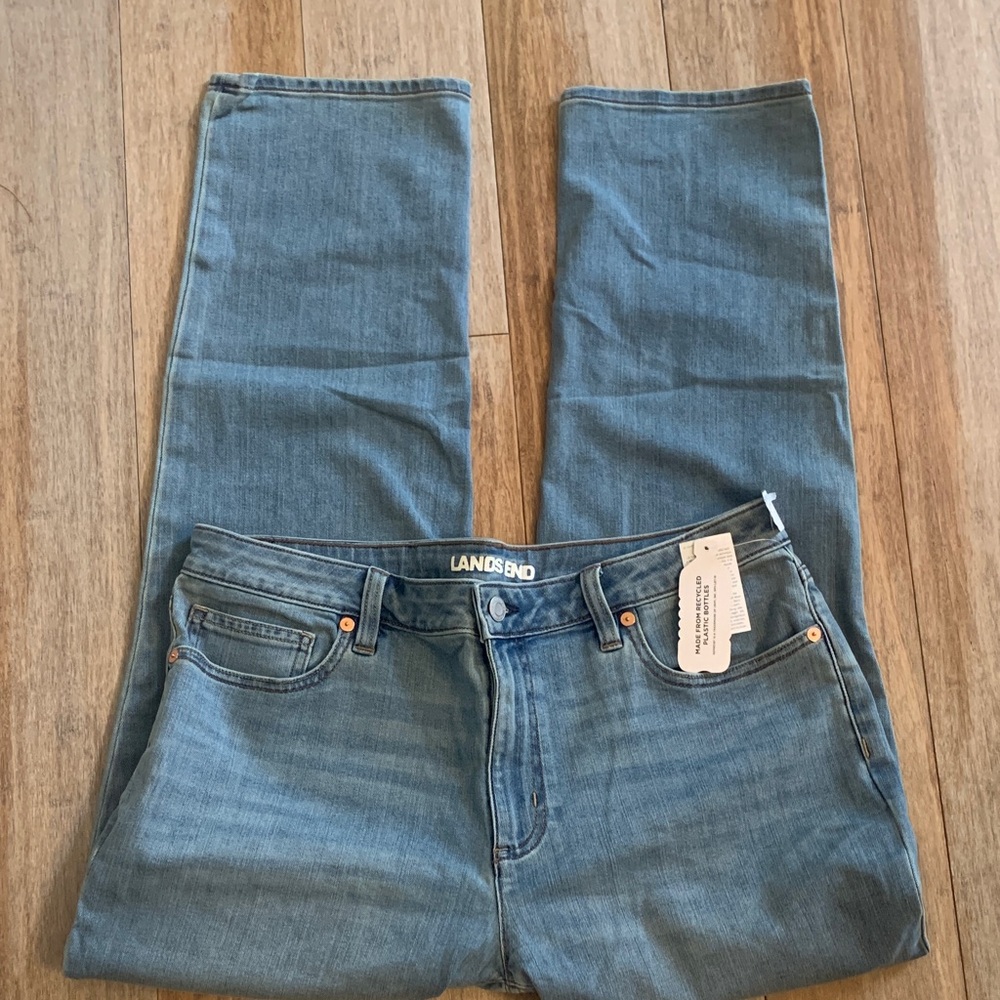 Lands' End Women's Straight Denim Jeans